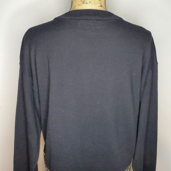 NWT Michael Kors Crew Neck Cropped Sweater Size M - Picture 7 of 11